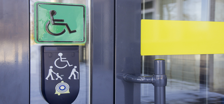 automatic handicap door opener in Prunedale